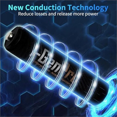 I-Gen Pro P162 4 Adet AAA 1100 mAh Şarj Edilebilir İnce Kalem Pil 1.2V Ni-MH Şarjlı Pil