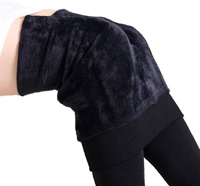 İçi Peluş Dikişsiz Kadın Termal Tayt L-XL