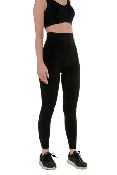 İçi Peluş Dikişsiz Kadın Termal Tayt L-XL