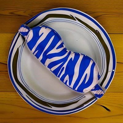 ICON SILK%100 Saf İpek Uyku Maskesi Göz Bandı (Deniz Esintisi)