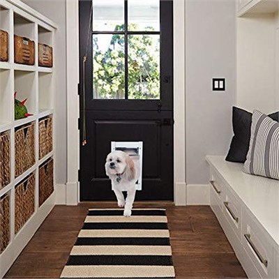 Ideal Pet Products Deluxe Alüminyum Evcil Hayvan Kapısı, Teleskopik Çerçeve, Orta, 7