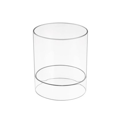 iDesign 69930 Netlik Saç Aksesuarı Düzenleyici, Plastik Banyo Saklama Kutusu, 2 Bölmeli, Şeffaf