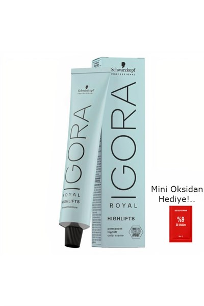 Igora Evakuaför Royal 12.2 Özel Açıcı Küllü Tüp Saç Boyası +Mini Oksidan