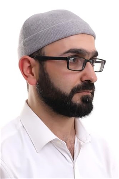İhvan Online Açık Gri Katlamalı Sade Desen Kışlık Orlon Takke Şapka