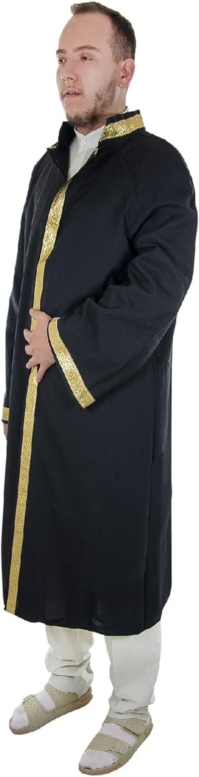 İhvan Online İmam Cübbesi - Namaz Cübbesi - Erkek Namaz Elbisesi 2 Siyah 3 3