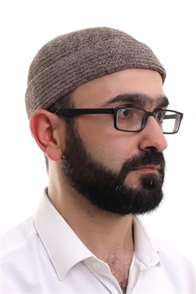 İhvan Online Kahverengi Katlamalı Sade Desen Kışlık Kadife Takke Şapka
