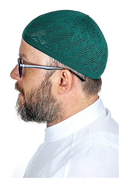 İhvan Online Mercan Namaz Takkesi Açık Yeşil 12 Adet