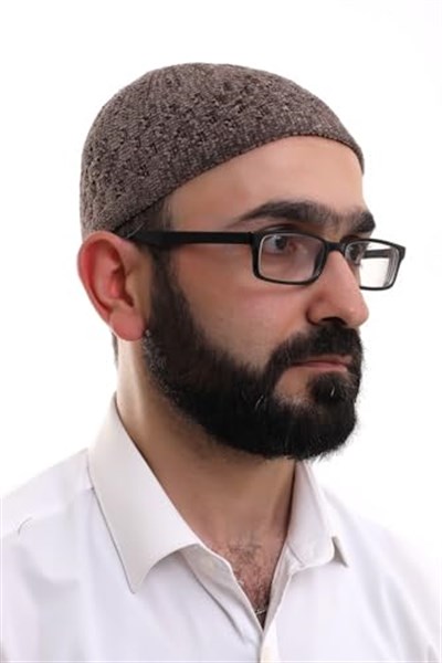 İhvan Online Sütlü Kahve Hasır Desen Kışlık Kadife Namaz Takkesi