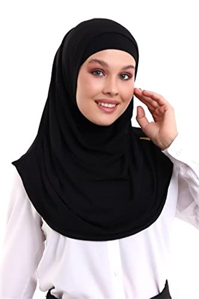 İhvan Online Yetişkin Pratik Eşarp (Siyah)