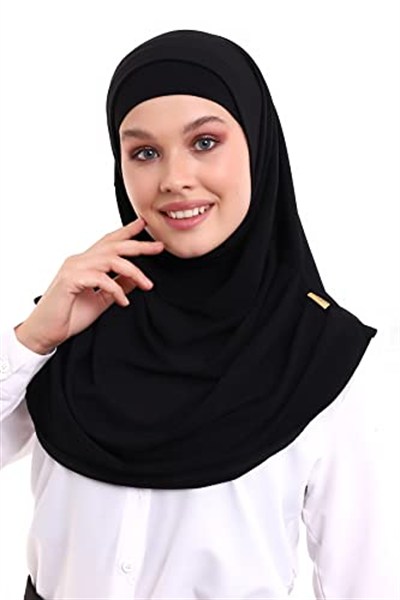 İhvan Online Yetişkin Pratik Eşarp (Siyah)