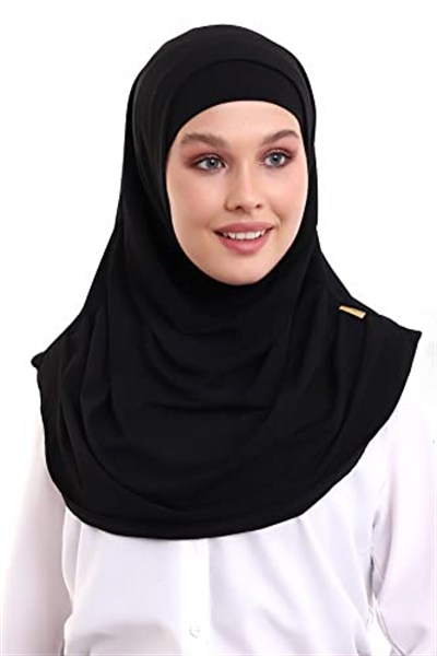 İhvan Online Yetişkin Pratik Eşarp (Siyah)