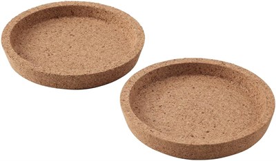 Ikea 365+ Mantar Bardak Altlığı, 2li Paket Kahverengi