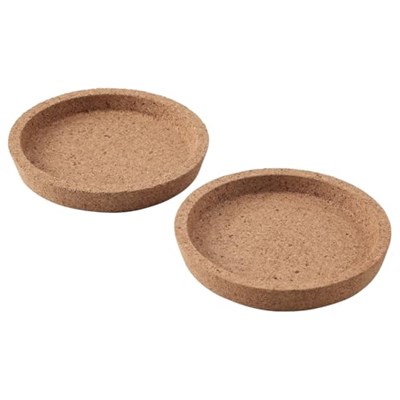 Ikea 365+ Mantar Bardak Altlığı, 2li Paket Kahverengi