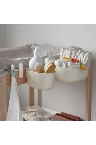 IKEA Alt Değiştirme Kapları, Beyaz, 4 Parça