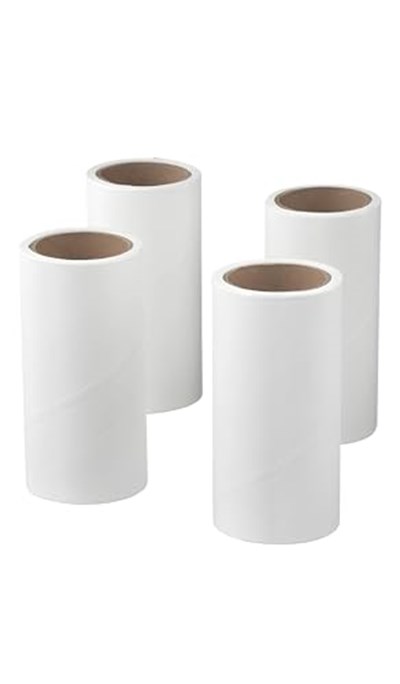 Ikea BASTIS Lint Roller Yedek 4lü Set, Beyaz (301.411.26)