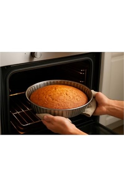 IKEA COZY ROOM VINTERROCKA Tart Kalıbı, Paslanmaz Çelik, 30 cm, 2,2 lt, Metalik