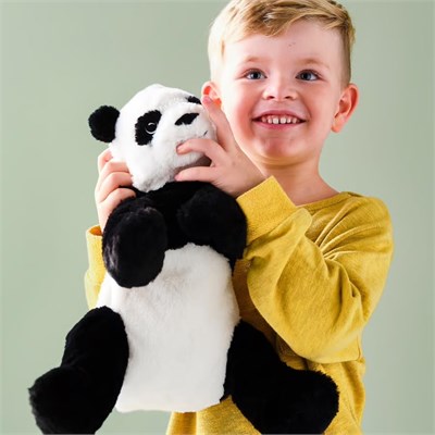 IKEA KRAMIG 902.213.18 panda, yumuşak oyuncak, beyaz, siyah, 11.75 inç, dolma animla peluş ayı