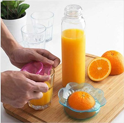 Ikea OVERMATT Silikon Gıda Kapakları, 3lü Set, Çok Renkli