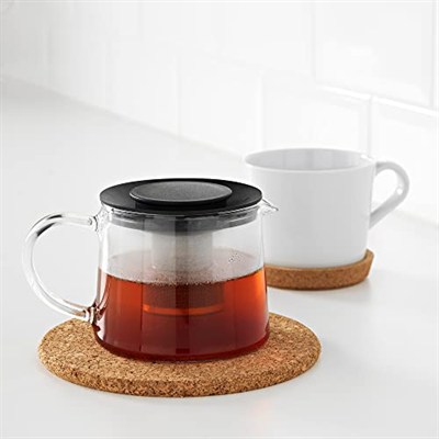 Ikea Riklig – Çaydanlık, cam – 0,6 litre, cam, Teekanne