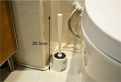 Ikea Tuvalet fırçası, polipropilen, siyah, 35,6 x 10,9 x 10,4 cm