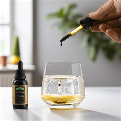 İlhan Sarı Organik V-160 Zeytin Yaprağı Özü, Yüksek Oleuropein İçerikli, Ecocert Onaylı, Organik Sertifikalı, 30 ml