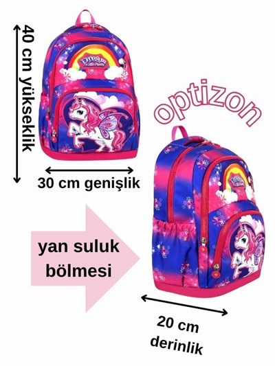 İlkokul Beşli Çanta seti İlkokul Okul Çantası + Termal beslenme seti + Kalemlik + suluk