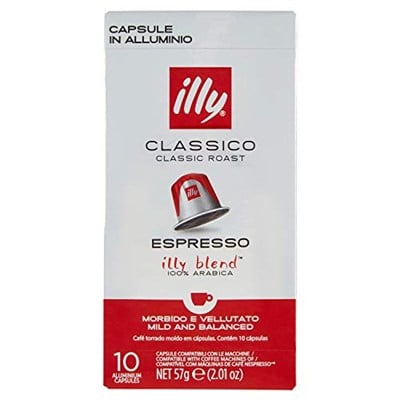 Illy - Cafe Espresso Classico uyumlu Nespresso, 10 kapsül