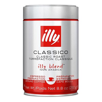 Illy Espresso %100 Arabica kahve öğütülmüş, orta kavrulmuş kutu 250 g