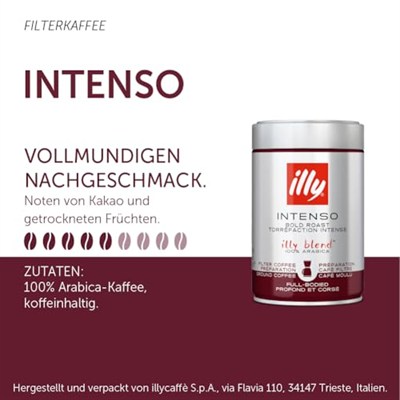 Illy Filtre Kahve Koyu Kavrulmuş,250 Gr