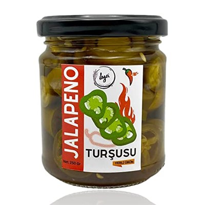 İlya Organik Turşular (Jalapeno 250 Gr)