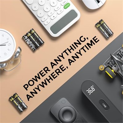 Imuto 1300mWh AAA Şarj Edilebilir Lityum Pil (4’lü Paket) (Şarj Cihazı Yok)