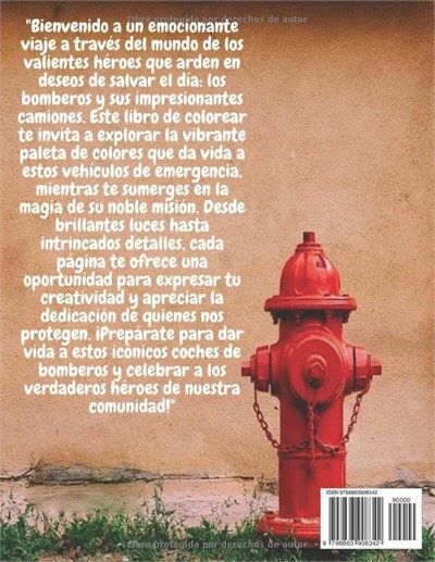 Independently published Bomberos libro de colorear