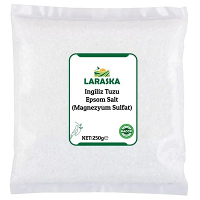 İngiliz Tuzu - Epsom Tuzu - Yenilebilir Magnezyum Sülfat 250g - Edible Epsom Salt 250g