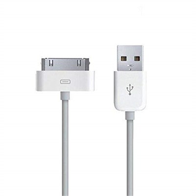 inovaxis iPhone 4/S Hızlı Data ve Şarj&Şarj Kablosu, Beyaz