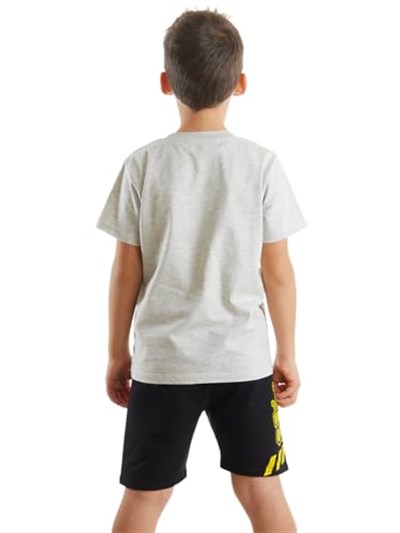 İnşaat Araçları Erkek Çocuk T-shirt Şort Takım