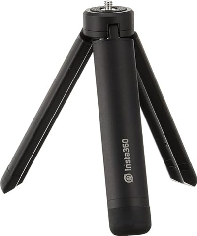 insta360 CINTRPH/B Çok Amaçlı Tripod, GO 2, ONE X2, ONE R, ONE X, ONE X, 1/4 inç Montaj Vidası, Çıkarılabilir Ayaklı, Dış Mekan için, Siyah