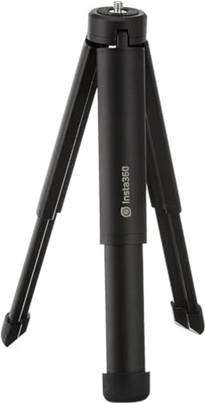 insta360 CINTRPH/B Çok Amaçlı Tripod, GO 2, ONE X2, ONE R, ONE X, ONE X, 1/4 inç Montaj Vidası, Çıkarılabilir Ayaklı, Dış Mekan için, Siyah