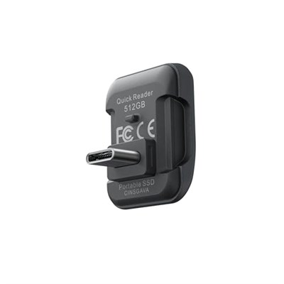 Insta360 Hızlı Okuyucu 512 GB Taşınabilir SSD, Hızlı Harici Thumb Sürücü Depolama, USB-C Memory Stick Ace Pro 2/X5/X4 Air, iPhone, Android, PC, Yaratıcılar için Lexar ile Birlikte Geliştirildi