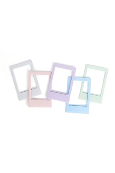 Instax Mini Film Uyumlu Pembe Katlanılabilir Fotoğraf Çerçevesi