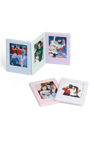Instax Mini Film Uyumlu Pembe Mıknatıslı Fotoğraf Çerçevesi