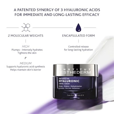 INSTITUT ESTHEDERM PARIS Intensive Hyaluronic Cream İnce Çizgi ve Kırışıklık Karşıtı Ne mlendirici Yüz Bakım Kremi 50 ml