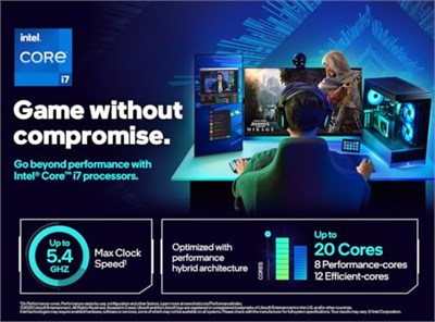 Intel Core i7-14700 2.1GHz 20 Çekirdek 33MB Akıllı Önbellek Soket 1700 İşlemci