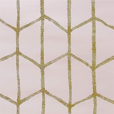 Intelligent Design Raina Total Blackout Metalik Baskı Gromet Üst Tekli Perde Paneli Termal Yalıtımlı Işık Engelleyici Drape, Yatak Odası, Oturma Odası ve Yurt için, 50 x 84, Allık/Altın, 1 Adet