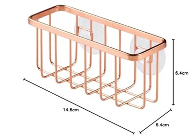 InterDesign Vantuzlu Bulaşık Teli Ve Sünger Düzenleyici