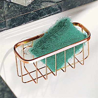 InterDesign Vantuzlu Bulaşık Teli Ve Sünger Düzenleyici