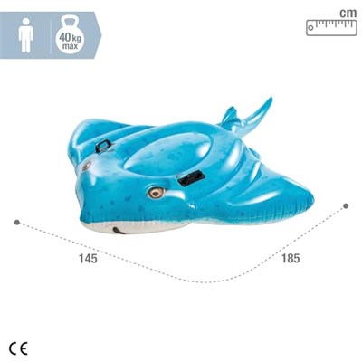 Intex 57576 Vatoz 185 cm, su sporları, plaj malzemesi, şişme ürün, yüzme aksesuarı, kamp, dalış, güvenlik