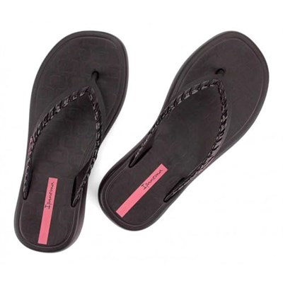 Ipanema Havuz veya günlük kullanım için parmak arası terlik, %100 kauçuk, kaymaz tişört, 4,5 cm dolgu topuklu, kadınlar için