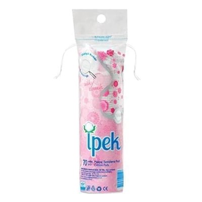 İpek 70Li Makyaj Temizleme Pedi - Seçenekler: Pack of 3, 70 Adet