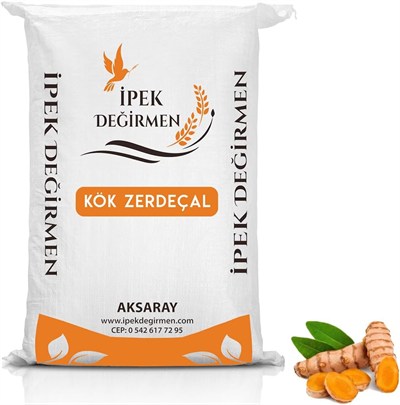 İpek Değirmen Kök Zerdeçal 1 Kg - Geleneksel Saf Altın Kök