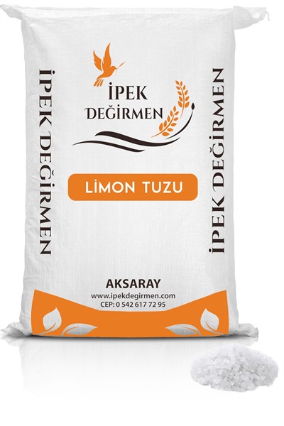 İpek Değirmen Limon Tuzu 100 Gr - Gıda Ve Temizlik İçin Saf